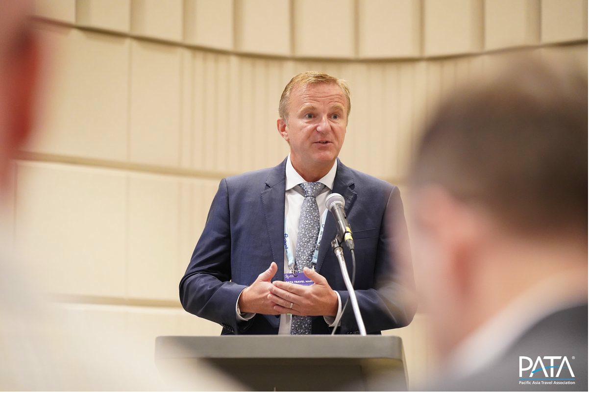 Ged Brown at PATA Travel Mart